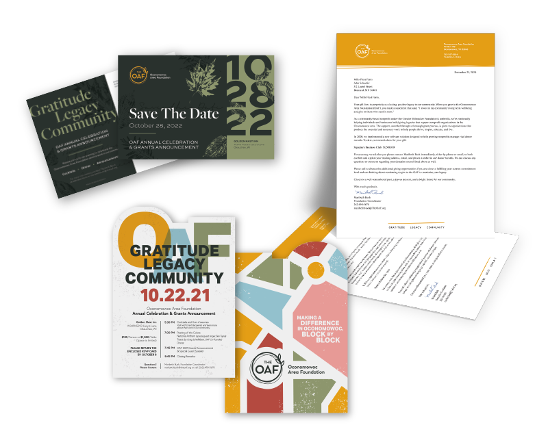 Letterhead and Business Cards Designed by Ocreative for OAF Letterhead and Business Cards Designed by Ocreative for OAF