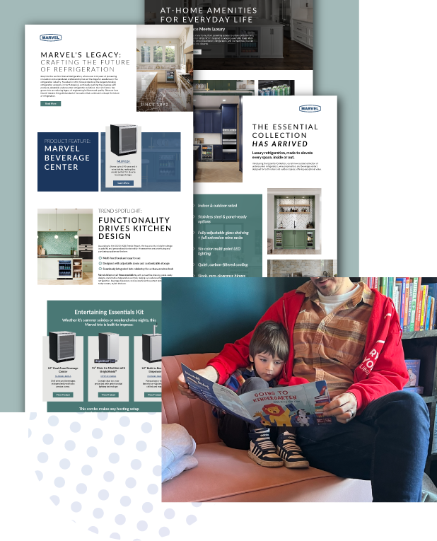 Tailored Content and Media for Marvel Refrigeration