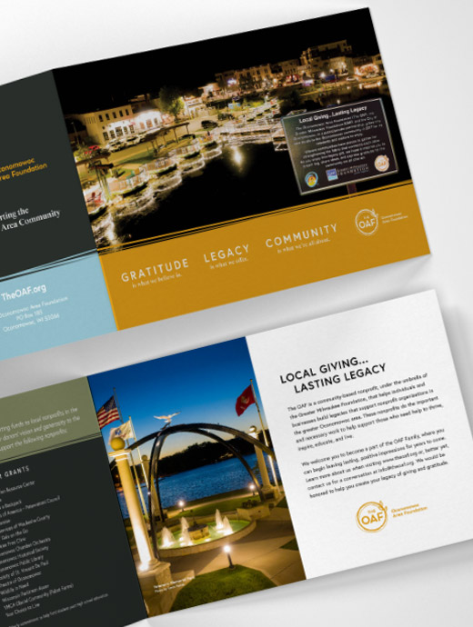 Oconomowoc Area Foundation Print Marketing