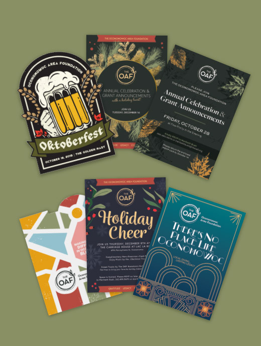 OAF Gala Print Collateral