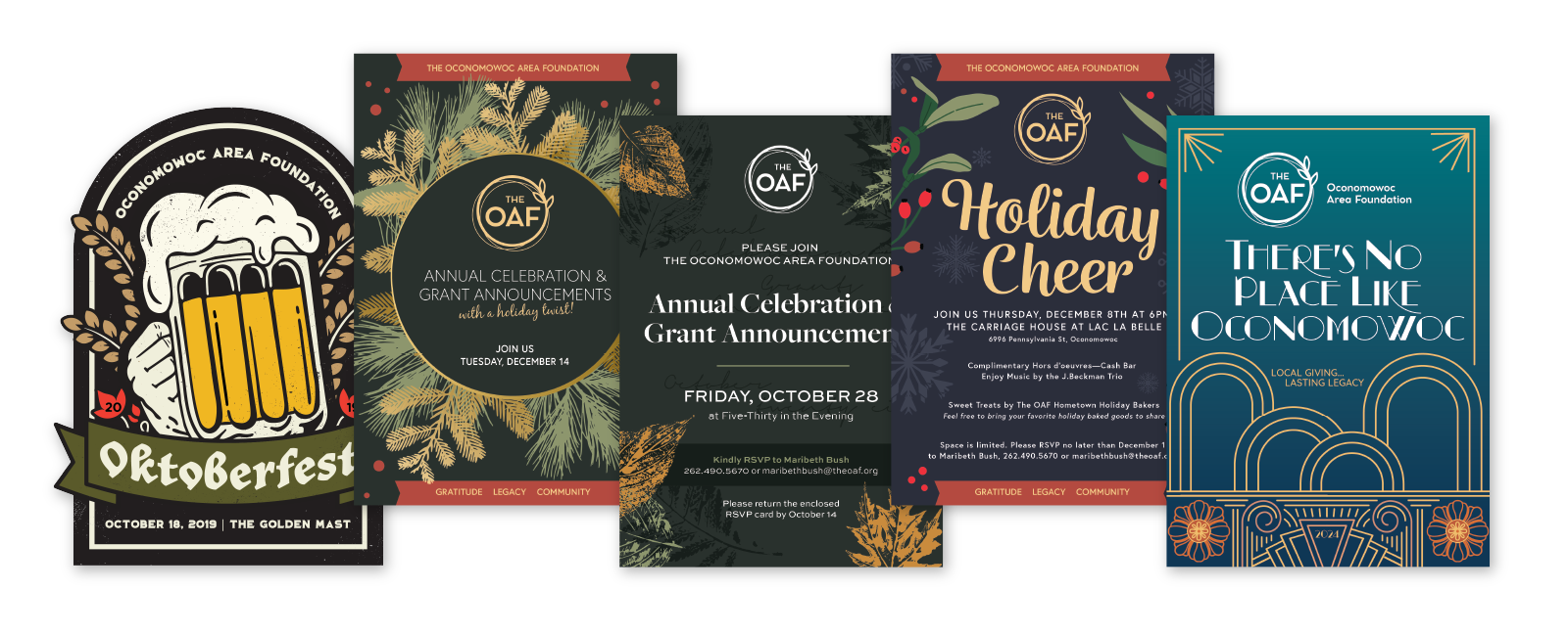 OAF Print Materials For Gala