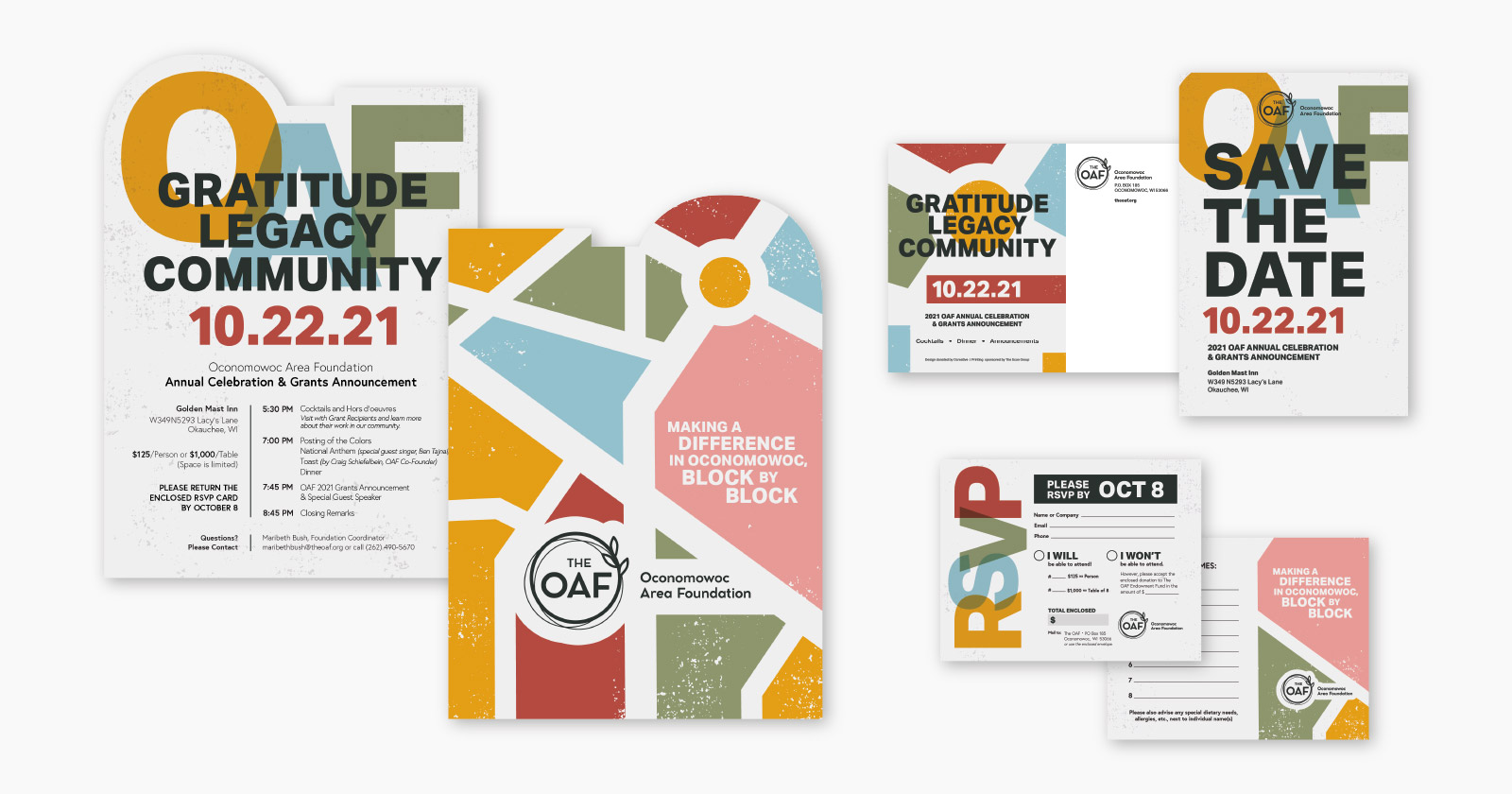 Oconomowoc Area Foundation Save The Date & RSVP