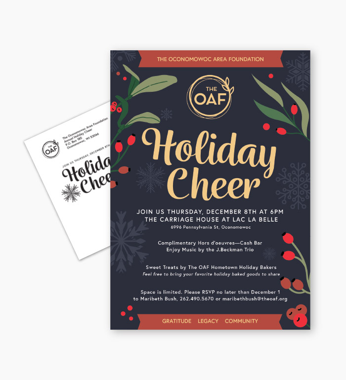 OAF Holiday Cheer Flyer
