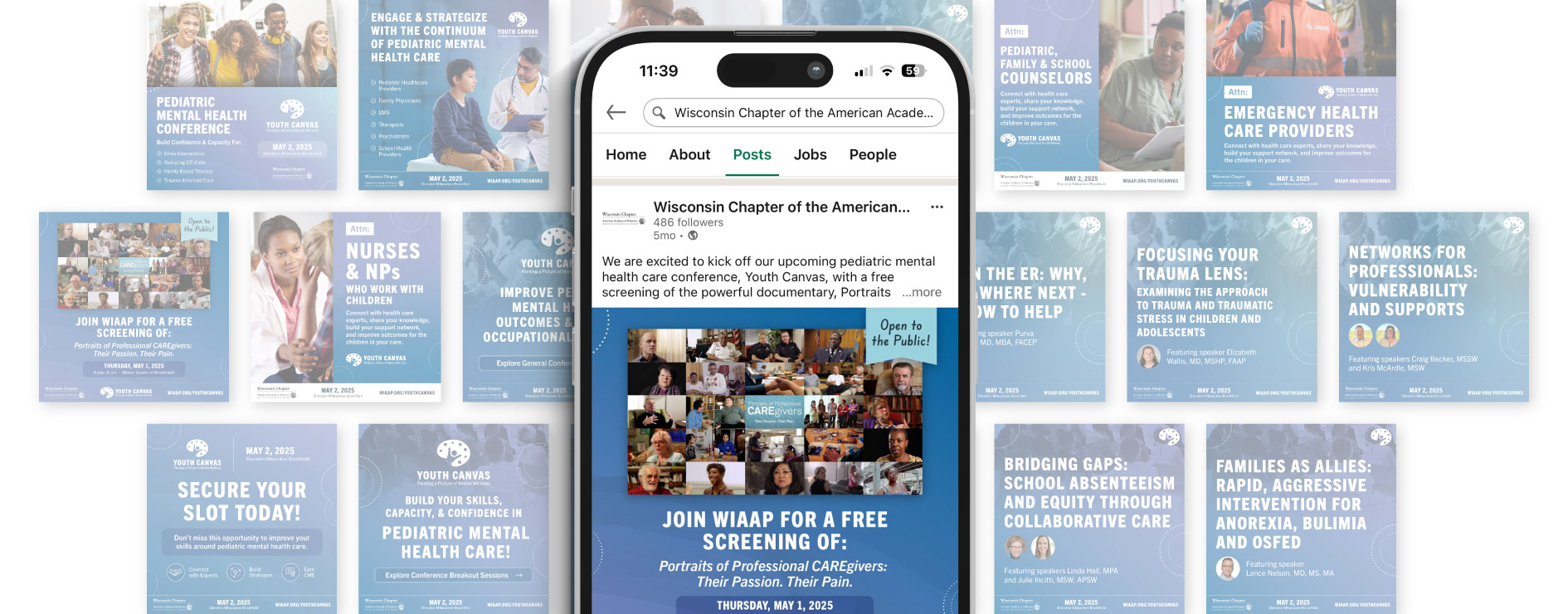 Youth Canvas Social Media Post Collage