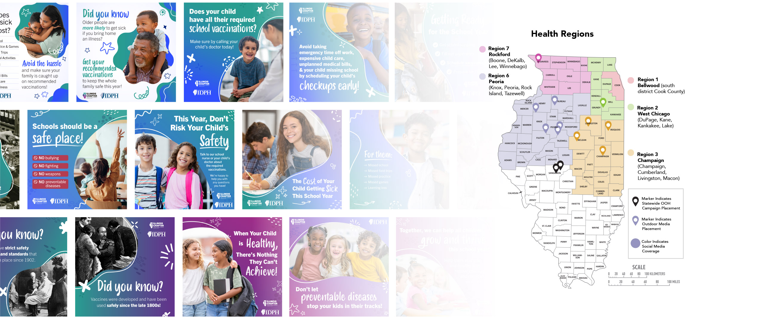 ICAAP Core Health Regions Map