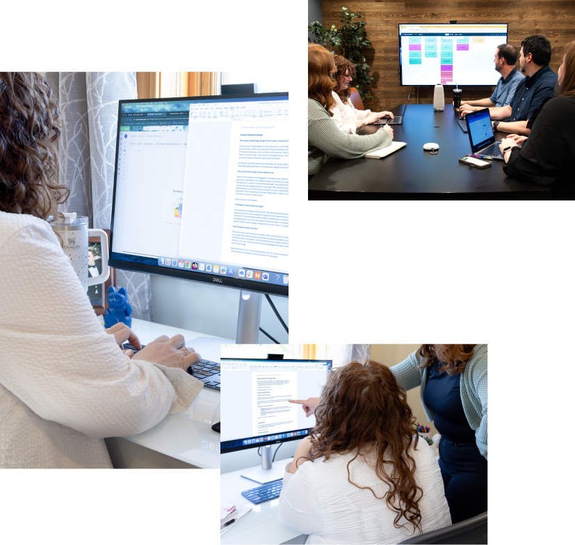 Ocreative Team Working on Copywriting Strategy