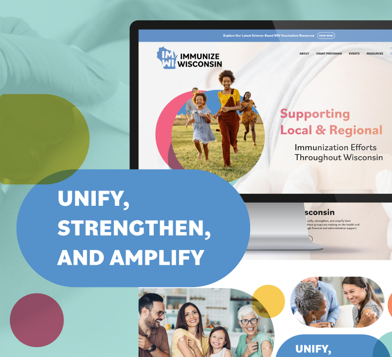 Website Copy and Strategy for Immunize Wisconsin