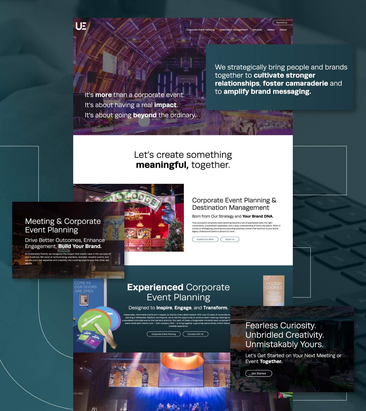 Strategy and Copywriting Project for Underwood Events