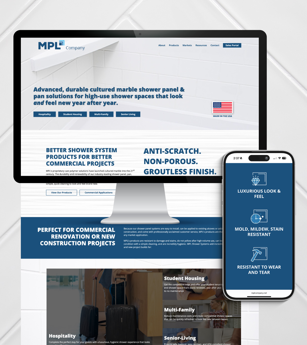 Web Development Services for MPL Company