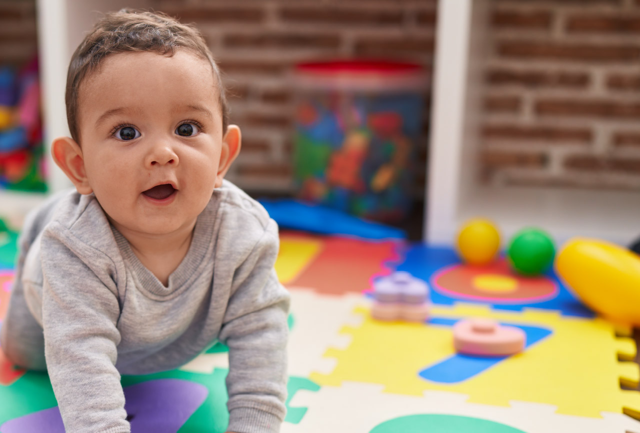 Baby Playing With Toys